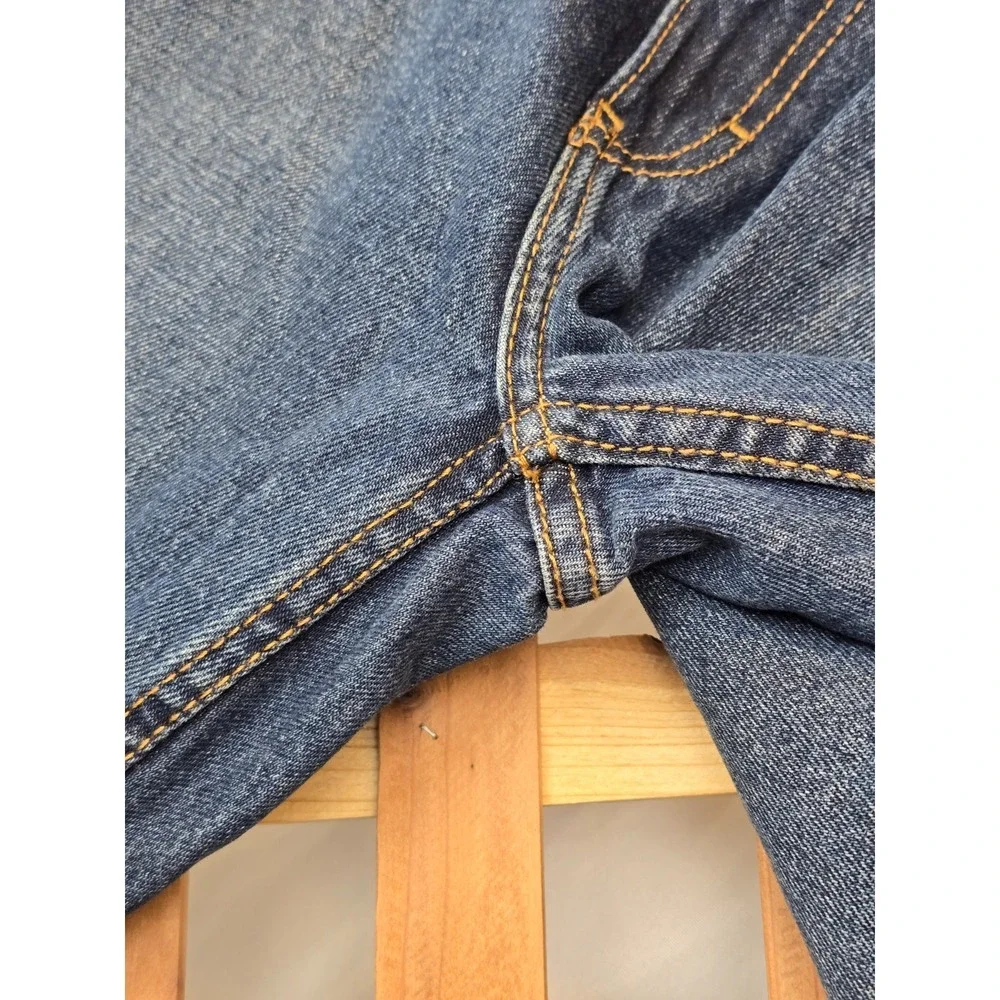 Vintage Urban Pipeline Baggy Jeans Mens 33x30 Dark Blue Grunge Y2K Urban Skate